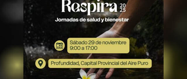 PROFUNDIDAD: Este sábado 29, gran jornada gratuita “Misiones Respira 2025” con Cormillot, bienestar y naturaleza PROFUNDIDAD: Este sábado 29, gran jornada gratuita “Misiones Respira 2025” con Cormillot, bienestar y naturaleza