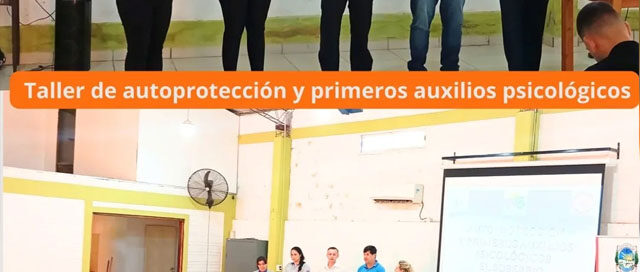 EL SOBERBIO: Taller de autoprotección y primeros auxilios psicológicos EL SOBERBIO: Taller de autoprotección y primeros auxilios psicológicos