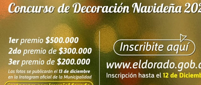 ELDORADO: Lanzaron el Concurso de Decoración Navideña “Vidrieras con Encanto” ELDORADO: Lanzaron el Concurso de Decoración Navideña “Vidrieras con Encanto”