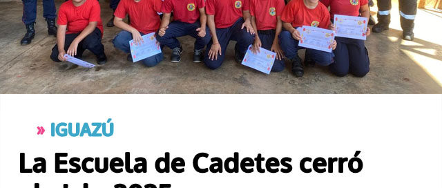 IGUAZÚ: La Escuela de Cadetes cerró el ciclo 2025 con ascensos y distinciones