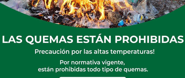 IGUAZÚ: La Municipalidad advierte sobre los riesgos de la quema de basura