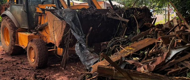 IGUAZÚ: Operativo de limpieza y recolección de residuos en Villa Florida