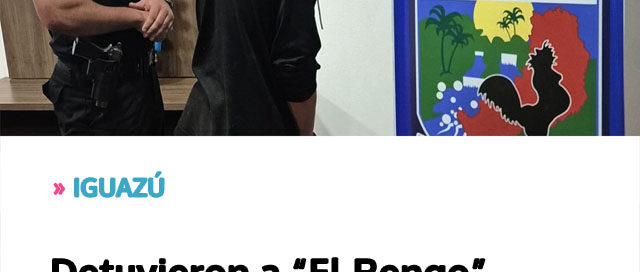 IGUAZÚ: Detuvieron a “El Rengo” tras un robo registrado por cámaras de seguridad