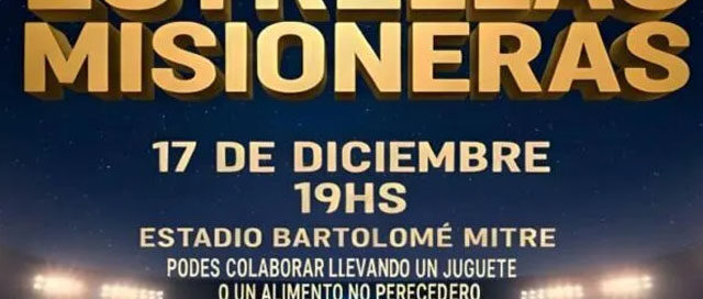 POSADAS: La 18° Fiesta de las Estrellas Misioneras se prepara con espíritu deportivo y solidario POSADAS: La 18° Fiesta de las Estrellas Misioneras se prepara con espíritu deportivo y solidario