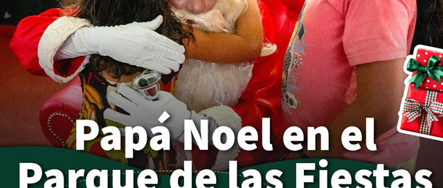 POSADAS: Papá Noel llega al Parque de las Fiestas para celebrar la Navidad en familia