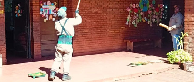 MONTECARLO: Avanzan las obras de mantenimiento en la Escuela N.º 354 de Guaraypo