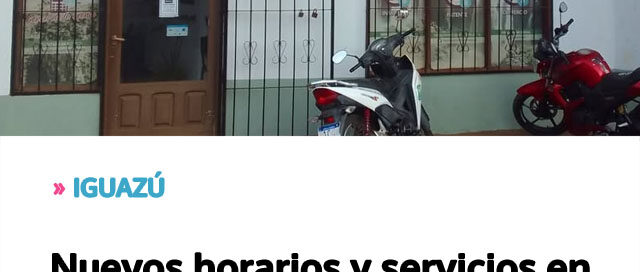 IGUAZÚ: Nuevos horarios y servicios en las Oficinas de Rentas IGUAZÚ: Nuevos horarios y servicios en las Oficinas de Rentas