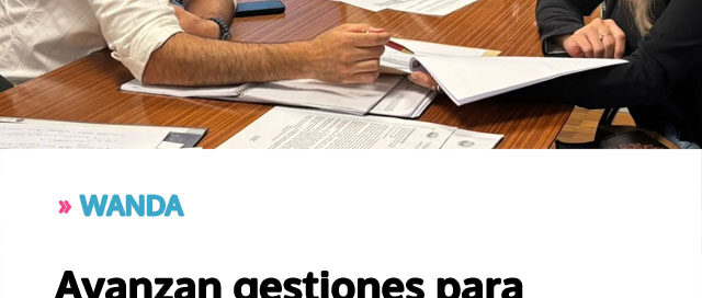 WANDA: Avanzan gestiones para mejorar los caminos rurales y el desarrollo local