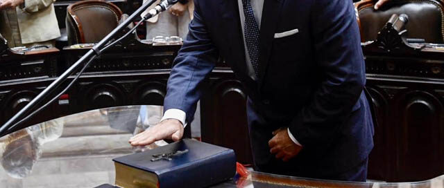 Herrera Ahuad asumió como diputado nacional y abrió una nueva etapa en su carrera política Herrera Ahuad asumió como diputado nacional y abrió una nueva etapa en su carrera política