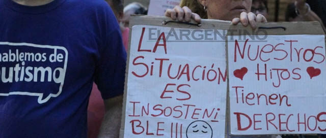 Reclamo en el Día de la Discapacidad por la falta de aplicación de la Ley de Emergencia Reclamo en el Día de la Discapacidad por la falta de aplicación de la Ley de Emergencia