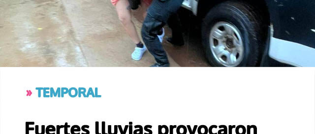 Fuertes lluvias provocaron anegamientos y operativos de emergencia en Misiones Fuertes lluvias provocaron anegamientos y operativos de emergencia en Misiones