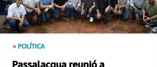 Passalacqua reunió a intendentes para definir la agenda común de 2026 Passalacqua reunió a intendentes para definir la agenda común de 2026