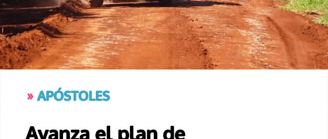 Avanza el plan de mantenimiento vial con trabajos intensivos en caminos rurales Avanza el plan de mantenimiento vial con trabajos intensivos en caminos rurales