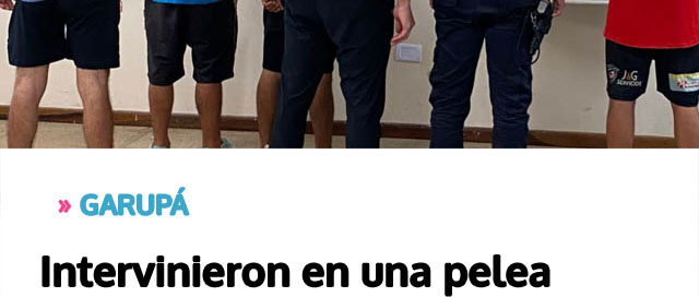 Intervinieron en una pelea callejera y detuvieron a cuatro hombres