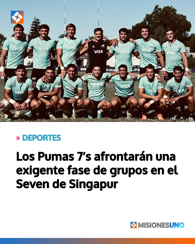 Los Pumas 7’s afrontarán una exigente fase de grupos en el Seven de Singapur
