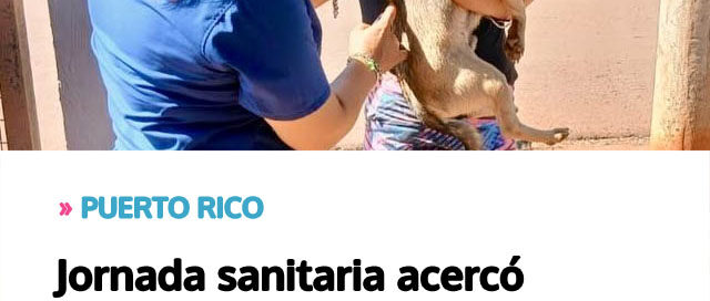 Jornada sanitaria acercó servicios veterinarios gratuitos a los barrios Jornada sanitaria acercó servicios veterinarios gratuitos a los barrios