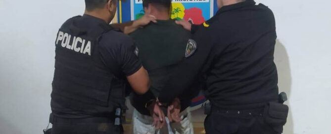 IGUAZÚ: Detienen a “Huevo” mientras desarmaba una moto robada
