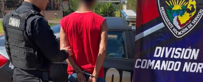OBERÁ: Detuvieron a un joven con amplio prontuario tras amenazar a su vecina