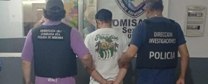 POSADAS: Violó la prisión domiciliaria y fue capturado haciendo un boquete para robar en un depósito