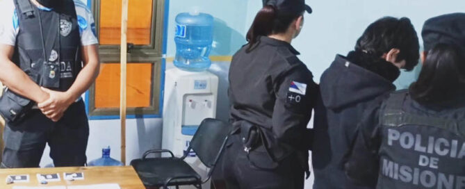 SAN PEDRO: Detienen a una joven durante una presunta venta de cocaína en la Ruta 14