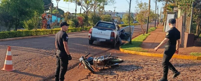 WANDA: Siniestro vial en la intersección de Alem y Vuelta de Obligado dejó un lesionado