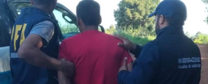 SAN VICENTE: Capturaron a un narcotraficante y homicida misionero con pedido internacional
