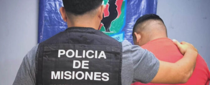 POSADAS: Allanaron un “aguantadero” y detuvieron a un sospechoso; parte del botín estaba oculto en un tanque de agua