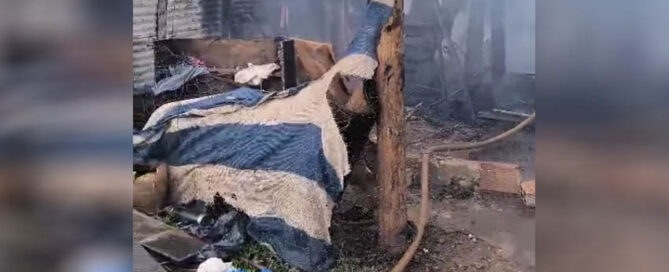 IGUAZÚ: Dos heridos tras el incendio de una vivienda en el barrio Bicentenario