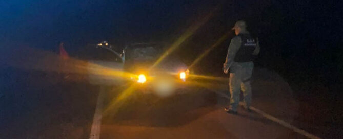 ANDRESITO: Peatón murió tras ser atropellado por un automóvil en la Ruta Nacional 101