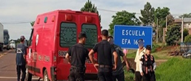 SAN PEDRO: Grave accidente en la Ruta Nacional 14 SAN PEDRO: Grave accidente en la Ruta Nacional 14