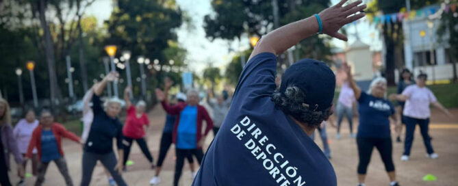 Comenzó el Programa Caminata Saludable para adultos mayores