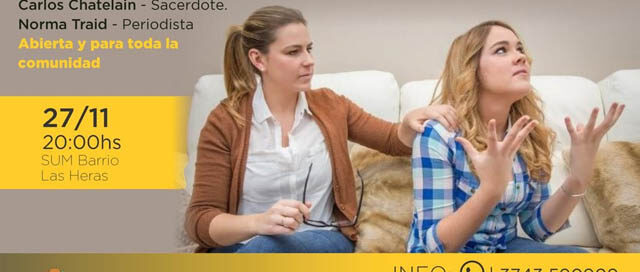 PUERTO RICO: Invitan a una charla-taller sobre prevención de adicciones en el barrio Las Heras PUERTO RICO: Invitan a una charla-taller sobre prevención de adicciones en el barrio Las Heras