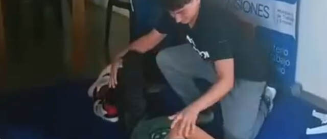 MÁRTIRES: Capacitaron en primeros auxilios a estudiantes y docentes de la EFA Santos Mártires