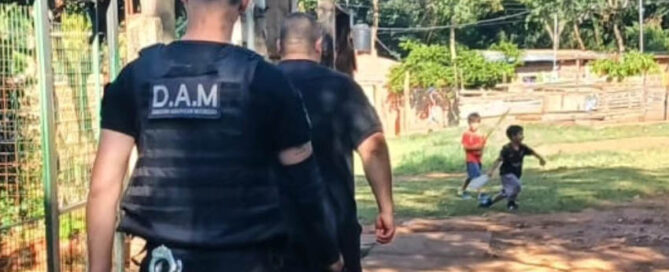 La Policía refuerza los operativos de saturación barrial en Posadas, Garupá y Candelaria