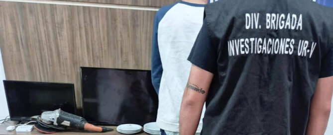 Detienen a “Porteñito” por una serie de robos y recuperan lo sustraído