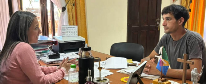 WANDA: Avanzan las obras de tendido eléctrico en el barrio Santa Elena WANDA: Avanzan las obras de tendido eléctrico en el barrio Santa Elena