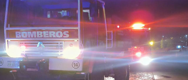 25 DE MAYO: Principio de incendio en una vivienda del casco urbano