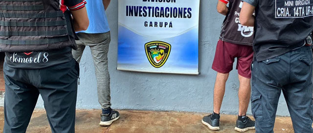 GARUPÁ: Dos hermanos detenidos tras atacar con machetes a su familiar GARUPÁ: Dos hermanos detenidos tras atacar con machetes a su familiar