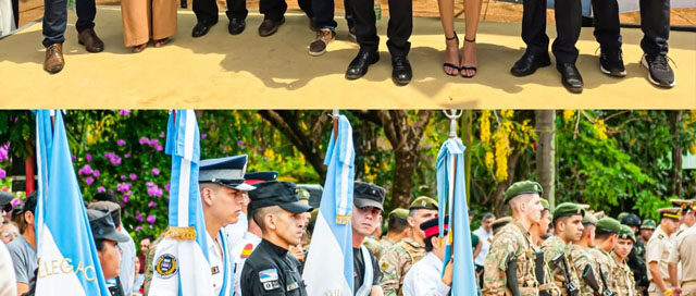 PUERTO LIBERTAD: La ciudad celebró su centenario con un emotivo acto en la Plaza San Martín