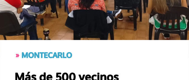 MONTECARLO: Más de 500 vecinos participaron en cursos de seguridad vial durante 2025