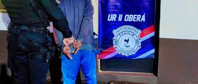 OBERÁ: Detuvieron a un delincuente con amplio prontuario tras robar un secarropas OBERÁ: Detuvieron a un delincuente con amplio prontuario tras robar un secarropas