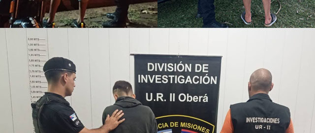 OBERÁ: Tres detenidos por robos y arrebatos en distintos operativos policiales OBERÁ: Tres detenidos por robos y arrebatos en distintos operativos policiales