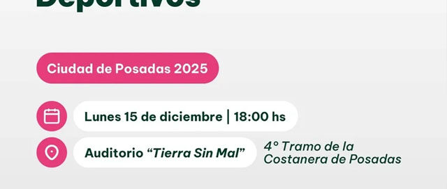 POSADAS: La FEBAP será distinguida como Embajadora de Turismo de Reuniones y Eventos Deportivos 2025