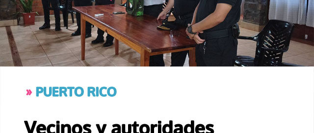 PUERTO RICO: Vecinos y autoridades dialogaron sobre seguridad en reunión comunitaria