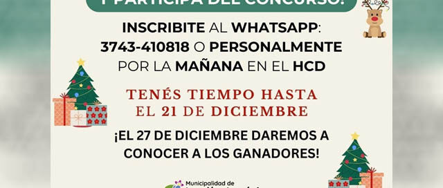 JARDÍN AMÉRICA: Lanzan concurso de decoración navideña para viviendas y comercios JARDÍN AMÉRICA: Lanzan concurso de decoración navideña para viviendas y comercios