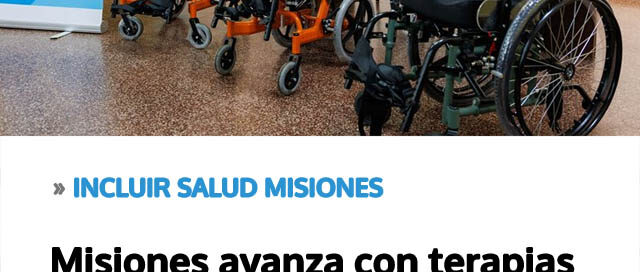 Entrega de sillas neurológicas refuerza el acceso a dispositivos de apoyo para pacientes pediátricos en Misiones