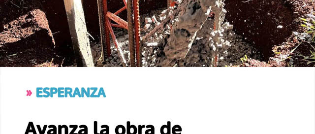 Avanza la obra de infraestructura para reforzar el servicio de agua