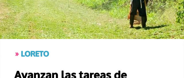 Avanzan las tareas de mantenimiento en espacios públicos