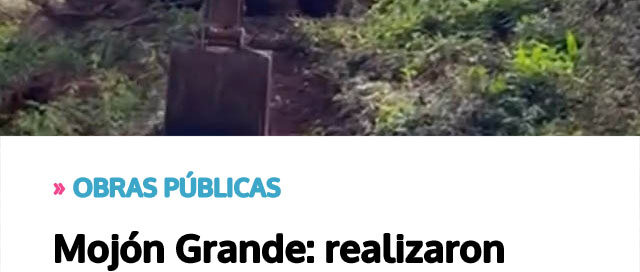 Mojón Grande: realizaron limpieza de reservorio de agua para una familia productora Mojón Grande: realizaron limpieza de reservorio de agua para una familia productora