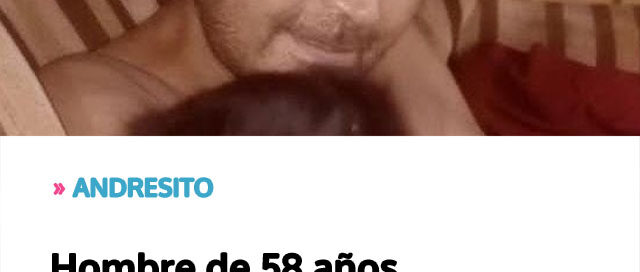 ANDRESITO: Hombre de 58 años permanece desaparecido desde Nochebuena ANDRESITO: Hombre de 58 años permanece desaparecido desde Nochebuena